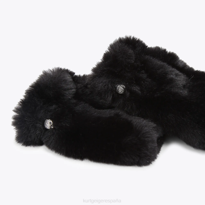 Kurt Geiger mujer guantes sin dedos london poppy 2LPR508 | accesorios negro